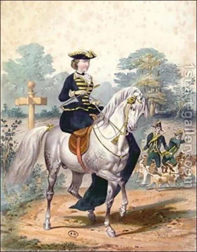 Qui est cette impératrice, née à Grenade, portant avec majesté la tenue cavalière militaire ?