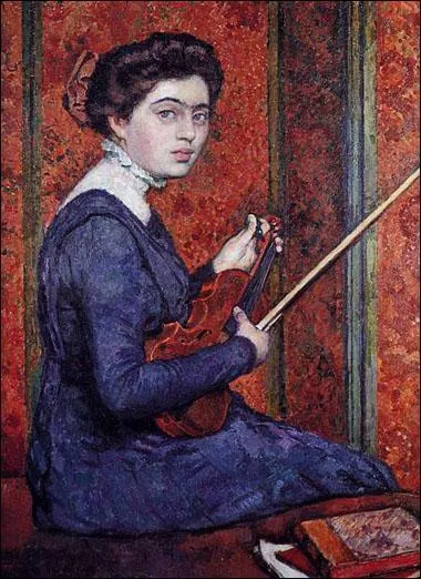 Femme au violon.