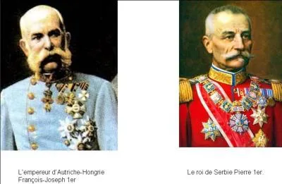 Le 23 juillet, un pays adresse un ultimatum  une autre nation. Quelles sont ces nations ?