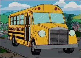Qui conduit le bus d'lves du cours lmentaire de Springfield ?