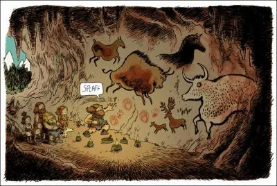 Qui inventa de nombreux instruments, peignit et grava les parois des grottes ?