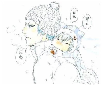 Qui est le chibi que Grimmjow porte sur son dos ?