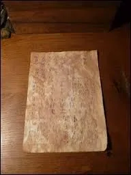 Avec quoi est fait le parchemin ?