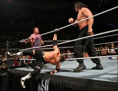 Qui est-ce qui se mange cette monumentale baffe que vient d'envoyer The Great Khali ?