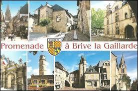 Je vous envoie une carte de postale de Brive-la-Gaillarde. J'ai pass mes vacances en rgion ...