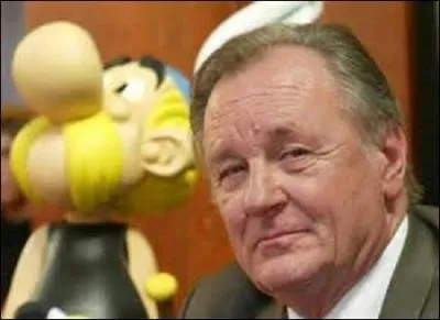 Né à Fisme le 25 avril 1927, dessinateur et scénariste de bande-dessinée, je crée avec René Goscinny en 1959 le personnage d'Astérix, je suis :