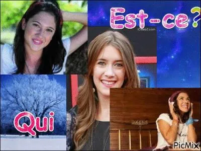 Idole n9 : c'est une fille italienne jouant dans  Violetta . Qui est-ce ?