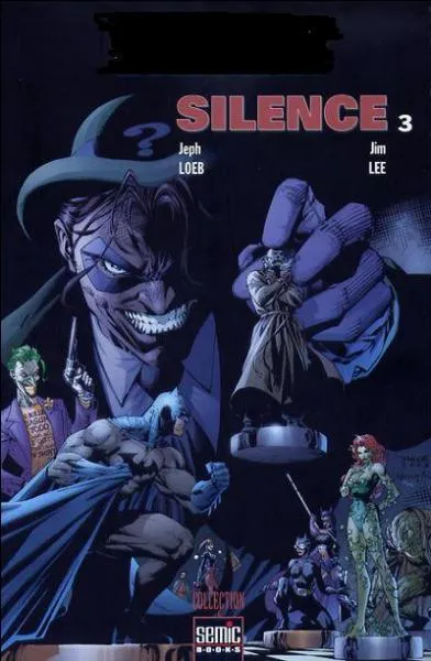 Quel super-hros, dessin par Bob Kane, affronte dans une de ses aventures un ennemi nomm  Silence  ?