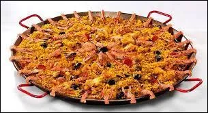 De quel pays vient la paella ?