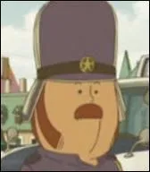 Cet inspecteur juste au-dessus ne se spare jamais de son fidle...