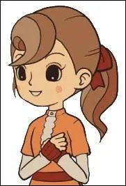 Mais quelle jolie jeune fille ! Elle apparat dans plusieurs  Professseur Layton  sur DS. Quel est son prnom ?