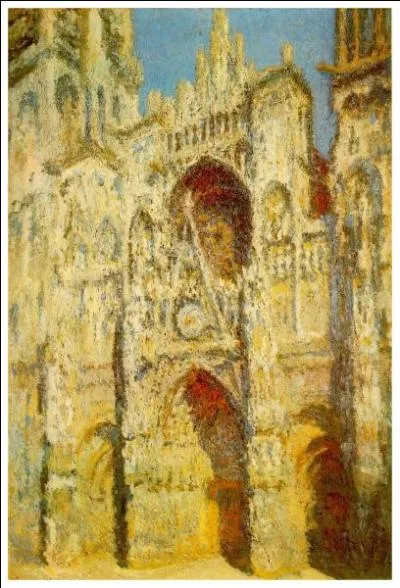 Quelle cathdrale fut reprsente bien des fois par Claude Monet ?