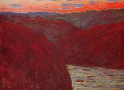 En quelle anne ralisa-t-il cette toile intitule  Creuse soleil couchant  ?