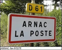 Voici la commune d'Arnac-la-Poste, dans quelle rgion est-elle situe ?
