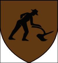 Je suis sûr que vous pouvez trouver la maison que représente cet emblème sans mon aide. Non ? Bon, très bien, le laboureur noir sur fond marron est l'emblème de la maison...