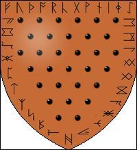 Vous ne le voyez peut-être pas, mais il y a des runes sur cet emblème, donc c'est évidemment les armoiries de la maison...