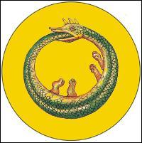 Dans l'expression, c'est le serpent qui se mord la queue, ici c'est un dragon, mais de quelle maison ?