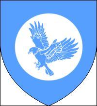 Une grande maison a pour emblme le faucon et la lune. Laquelle ?