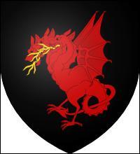 Le clbre dragon rouge tricphale est l'emblme de la maison...