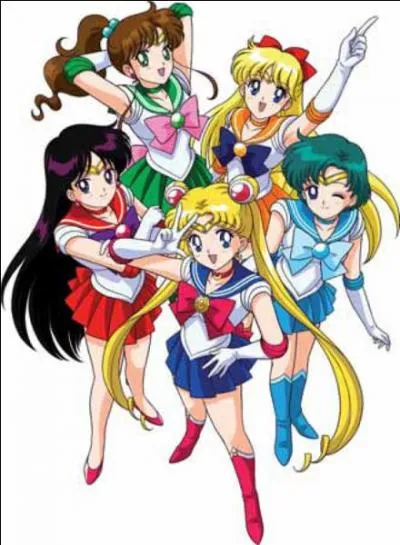 Dans quel manga apparaît ce groupe de jeunes filles ?