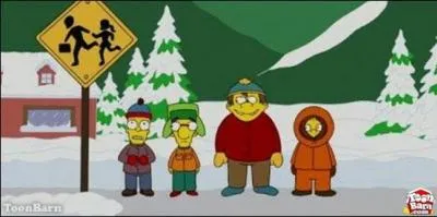 Quand les Simpson parodie South Park, Ralph joue le rôle de Kenny.
