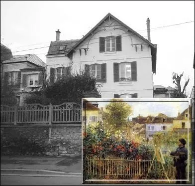 A l'hiver 1871, il s'installe avec sa famille dans cette commune située au nord ouest de Paris sur l'un des méandres de la Seine, lieu de détente favori des plaisanciers et amateurs de voile et de canotage...