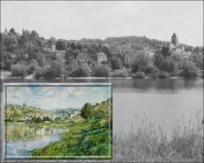 Il séjournera de 1878 à 1883 dans ce petit village dont-il réalisera plus de 150 tableaux dont près de 60 représentant son église...