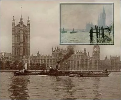 En 1870, où Monet s'exile-t-il, refusant de servir dans l'armée de Napoléon III ?