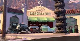 Quelle équipe travaille dans ce magasin de roues ?