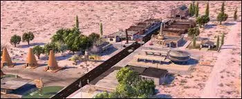 Où se trouve la charmante ville de Radiator Springs ?