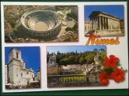 Je vous envoie une carte postale de Nîmes. Connue pour ses arènes, cette ville se situe en région ...