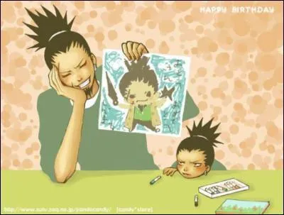 Qu'a fait Shikamaru pour l'anniversaire de son père ?