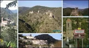 Voici différentes vues de la commune Audoise de Lastours. Elle se trouve en région ...