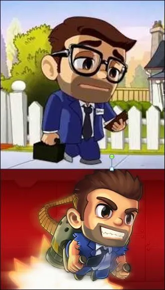 Barry a 2 métiers, homme d'affaires et l'autre, on ne le connaît pas ! Trouvez le nom du jeu de son métier.