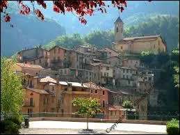 La ville Maralpine de Lantosque se situé en région ...