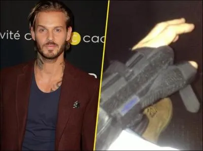 Comment M. Pokora s'est-il blessé ?