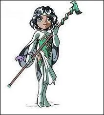 Comment s'appelle l'arme magique de Jadina ?