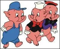 Les maisons des 3 petits cochons sont (faire) l'une de paille, la 2e de branches et la 3e de briques.