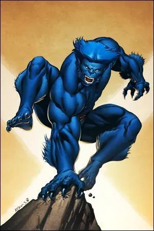 Encore un personnage bleu qui est agile ! A croire que le créateur de X-men les adore. Mais celui-là s'appelle...
