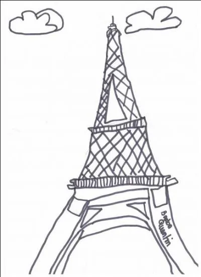 Quelle est la hauteur entre le sol et le premier étage de la tour ?