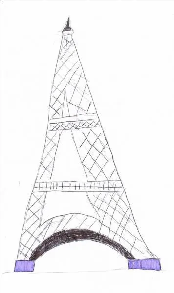 Quelle est la taille de la tour Eiffel avec le drapeau (en 1889) ?