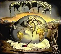 "Enfant géopolitique observant la naissance de l'homme nouveau" est évidemment une oeuvre de ...