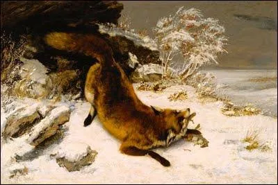 Quel artiste a peint "Le Renard dans la neige" ?