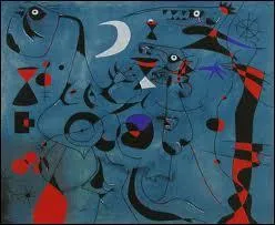 Cette oeuvre fait partie d'un ensemble intitulé "Constellations" peint par ...