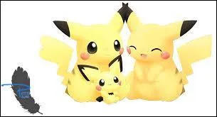 Vrai ou Faux : Quand 2 Pikachu font un uf à la naissance c'est absolument un Pichu.