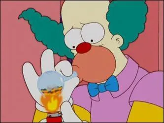 Laquelle de ces particularités ne possède pas Krusty ?