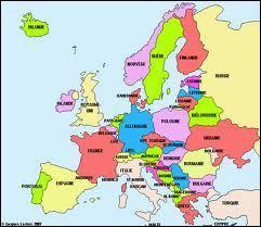Quel pays du nord-ouest de l'Europe est représenté en vert ?