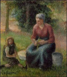 Paysanne et sa fille, Eragny.