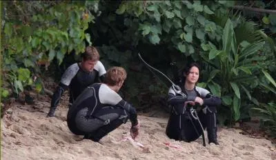 Bonus : qu'est-ce que Peeta offre à Katniss dans leurs 2e jeux sur la plage ?