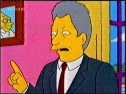 Quel ancien président n'a pas fait d'apparition dans un épisode des Simpson ?